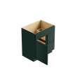 30-in x 21-in x 35-in Ready to Assemble Slim Shaker Vanity Combo Base Cabinet With Two Drawers on Right, Green