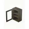 9 in. x 36 in. Ready to Assemble Wall Cabinet with Single Remington Frame Clear Glass Door, Smokey Grey, W0936GD-RTA-FR01-SG-C