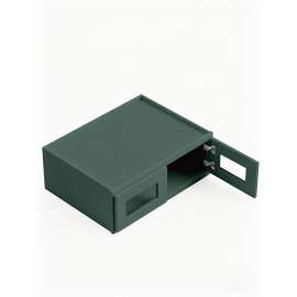 30 in. x 18 in. x 24 in. Ready to Assemble Wall Refrigerator Cabinet with Remington Frame Clear Glass Door, Green, W301824GD-RTA-FR01-GR-C