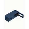 36 in. x 12 in. Ready to Assemble Wall Cabinet with Remington Frame Clear Glass Door, Navy Blue, W3612GD-RTA-FR01-NB-C