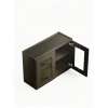 30 in. x 24 in. Ready to Assemble Wall Cabinet with Remington Frame Clear Glass Door, Smokey Grey, W3024GD-RTA-FR01-SG-C