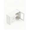 30 in. x 24 in. Ready to Assemble Wall Cabinet with Remington Frame Clear Glass Door, White, W3024GD-RTA-FR01-WH-C