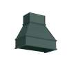 Transolid Wood Kitchen Range Hood, 38-in W x 22-in D x 33.5-in H, Green, WH3619-ASM-GR