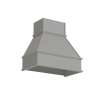 Transolid Wood Kitchen Range Hood, 38-in W x 22-in D x 33.5-in H, Light Grey, WH3619-ASM-LG