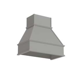 Transolid Wood Kitchen Range Hood, 38-in W x 22-in D x 33.5-in H, Light Grey, WH3619-ASM-LG