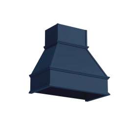 Transolid Wood Kitchen Range Hood, 38-in W x 22-in D x 33.5-in H, Navy Blue, WH3619-ASM-NB