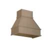 Transolid Wood Kitchen Range Hood, 38-in W x 22-in D x 33.5-in H, Tan Wood, WH3619-ASM-TW