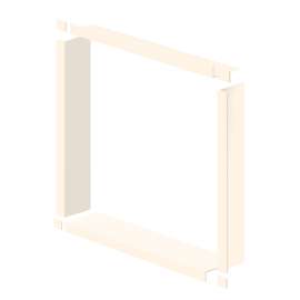 WTBK547-02 54-in x 54-in x 7.5-in Window Trim, Cameo