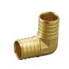 TruuFlo 1807E012012-25 1/2-in x 1/2-in PEX Lead Free Brass Crimp Elbow (25/Bag)