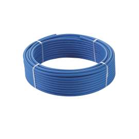 TruuFlo 02S050L100B 1/2-in x 100-ft PEX-b Non-Barrier Tubing Coil, Blue
