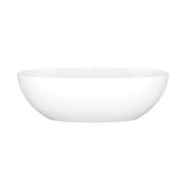BARNSWNO Barcelona 70-1/4-in X 33-5/8-in Freestanding Soaking Bathtub with No Overflow Hole