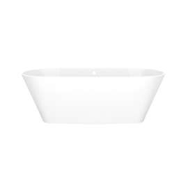 VE2NSWOF Vetralla 65-in X 28-5/8-in Freestanding Soaking Bathtub with Overflow Hole