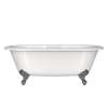 Cheshire 69" x 31" Freestanding Soaking Bathtub, CHE-N-SW-OF+FT-CHE-PC