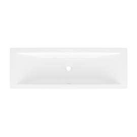 Rossendale 42" x 15" Undermount or Drop-In Lavatory Sink, DU-ROS-107-IO