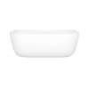 Eldon 69" x 34" Freestanding Back to Wall Bathtub With Void, ELD-N-SW-NO