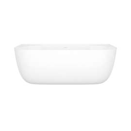 Eldon 69" x 34" Freestanding Back to Wall Bathtub With Void, ELD-N-SW-NO