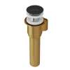 IntelliDrain(TM) Push Drain for Victoria + Albert(R) Bathtubs Without an Overflow Hole, K-36E-BK