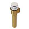 IntelliDrain(TM) Push Drain for Victoria + Albert(R) Bathtubs Without an Overflow Hole, K-36E-PN