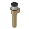IntelliDrain(TM) Push Drain for Victoria + Albert(R) Bathtubs Without an Overflow Hole, K-40E-BK