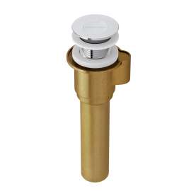 IntelliDrain(TM) Push Drain for Victoria + Albert(R) Bathtubs Without an Overflow Hole, K-40E-PC