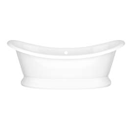 Marlborough 75" x 35" Freestanding Soaking Bathtub With Void, MAR-N-SW-OF+MAR-B-SW-OF