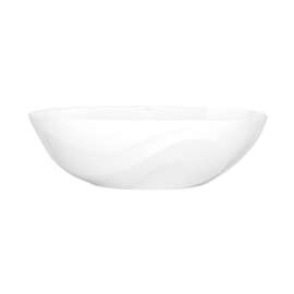 Seros(TM) 70" x 30" Freestanding Soaking Bathtub With Flat Rim, SE4-N-SW-NO