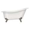 Shropshire 61" x 30" Freestanding Slipper Bathtub, SHR-N-SW-OF+FT-SHR-PN