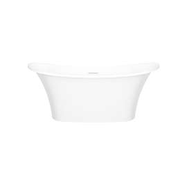 Toulouse 60" x 29" Freestanding Soaking Bathtub, TO2-N-SW-NO