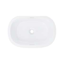 Barcelona 21" x 14" Undermount Oval Lavatory Sink, UB-BAR-53-IO