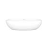 Barcelona 22" x 13" Oval Vessel Lavatory Sink, VB-BAR55M-SM-IO