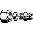 SVC adapter, brass, 19412