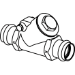 Viega ProPress swing check valve, silicium bronze, P1: 1½; P2: 1½, 87190