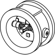Viega MegaPress 316 wafer check valve, stainless steel 316, P1: 3; P2: 3, 86965
