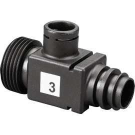 hydronic mixing block delivery fitting #3, plastic 56164