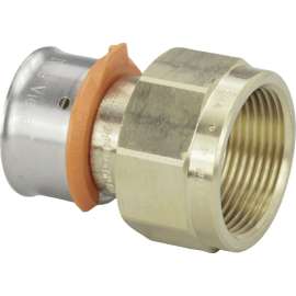 Viega PureFlow Press adapter, silicium bronze, P: 1; Flare: 1 97165