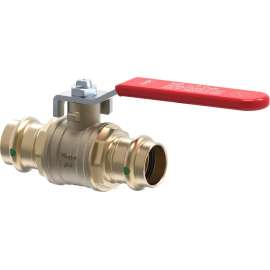 Viega ProPress ball valve, bronze, brass, P1: 1; P2: 1, 24010