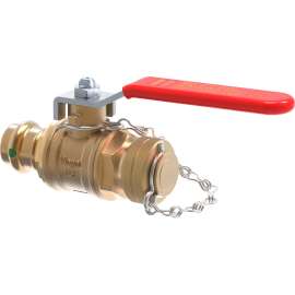 Viega ProPress ball valve, bronze, brass, P: ¾; Hose: ¾, 24095