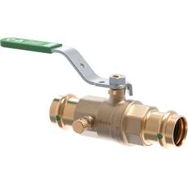 Viega ProPress ball valve, silicium bronze, brass, P1: ½; P2: ½, 87845
