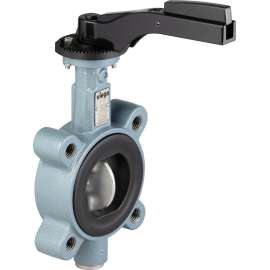 Viega ProPress butterfly valve, ductile iron, epoxy powder-coated, d: 3; bolt pattern: 4, 87665