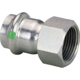 Viega ProPress adapter, 316 stainless steel, P: 1; FPT: 1 80100