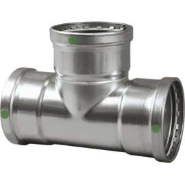 Viega ProPress tee, 316 stainless steel, P1: 3; P2: 3; P3: 3 80615