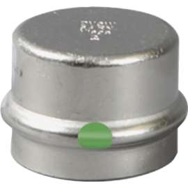 Viega ProPress cap, 316 stainless steel, P: 1 80365