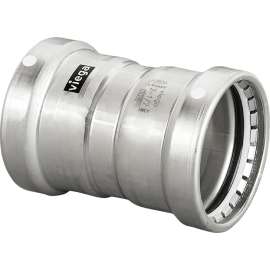 Viega MegaPress coupling, 316 stainless steel, P1: 2½; P2: 2½ 98375