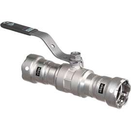 Viega MegaPress 304 FKM ball valve, 316 stainless steel valve/304 stainless steel press ends, P: 1, 29015