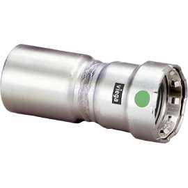 Viega MegaPress reducer, 316 stainless steel, FTG (IPS): 1; P: ¾ 90365