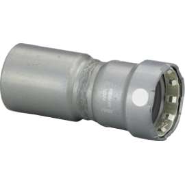 Viega MegaPress reducer, carbon steel, zinc-nickel coating, FTG (IPS): ¾; P: ½ 84160