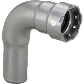 Viega MegaPress 90° street elbow, carbon steel, zinc-nickel coating, P: 1½; FTG (IPS): 1½ 84895