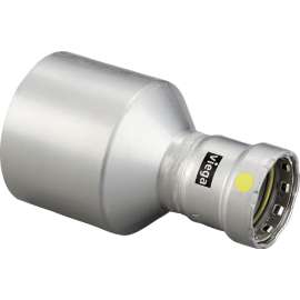 Viega MegaPressG reducer, carbon steel, zinc-nickel coating, FTG (IPS): 3; P: 1¼ 28820