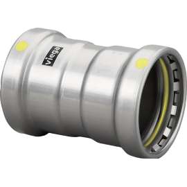 Viega MegaPressG coupling, carbon steel, zinc-nickel coating, P1: 4; P2: 4 28780