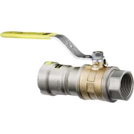 Viega MegaPressG ball valve, bronze, carbon steel, P: 1½; FPT: 1½, 30650